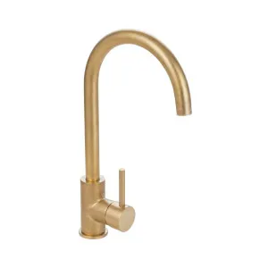 Elysian Kitchen Mixer - Tumbled Aged Brass by ABI Interiors Pty Ltd, a Kitchen Taps & Mixers for sale on Style Sourcebook