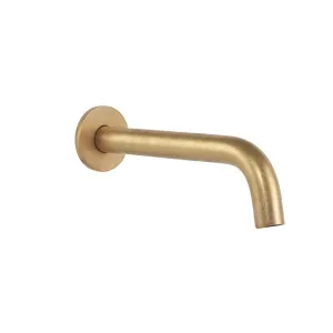 Wall Mounted Spout - Tumbled Aged Brass by ABI Interiors Pty Ltd, a Bathroom Taps & Mixers for sale on Style Sourcebook