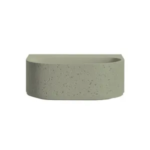 Nelios Concrete Wall Hung Basin - Sage Green by ABI Interiors Pty Ltd, a Basins for sale on Style Sourcebook