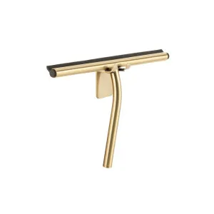 Shower Squeegee - Brushed Brass by ABI Interiors Pty Ltd, a Bathroom Accessories for sale on Style Sourcebook