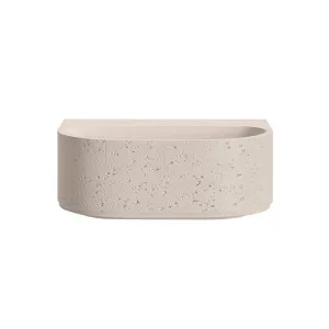 Nelios Concrete Wall-Hung Basin - Almond by ABI Interiors Pty Ltd, a Basins for sale on Style Sourcebook