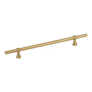 Kingsley Adjustable Cabinetry Pull 350mm - Brushed Brass by ABI Interiors Pty Ltd, a Cabinet Hardware for sale on Style Sourcebook