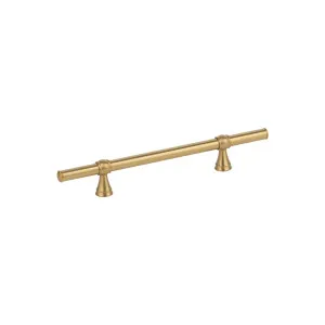 Kingsley Adjustable Cabinetry Pull 250mm - Brushed Brass by ABI Interiors Pty Ltd, a Cabinet Hardware for sale on Style Sourcebook