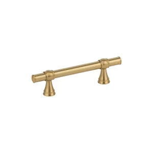 Kingsley Adjustable Cabinetry Pull 150mm - Brushed Brass by ABI Interiors Pty Ltd, a Cabinet Hardware for sale on Style Sourcebook