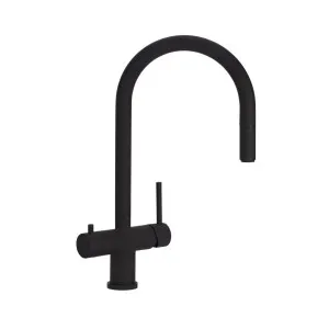 Elysian Commercial 3-Way Pull-Out Filter Tap - Matte Black by ABI Interiors Pty Ltd, a Kitchen Taps & Mixers for sale on Style Sourcebook