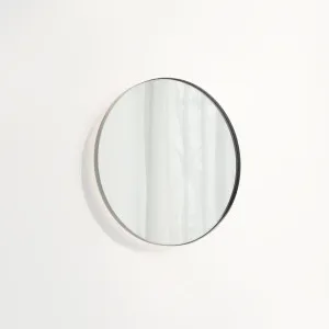 Round Mirror LED 600mm - Brushed Gunmetal by ABI Interiors Pty Ltd, a Illuminated Mirrors for sale on Style Sourcebook