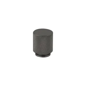 Tezra Textured Cabinetry Knob - Brushed Gunmetal by ABI Interiors Pty Ltd, a Cabinet Hardware for sale on Style Sourcebook