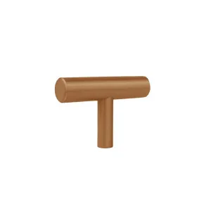 Tezra Cabinetry T Pull • Brushed Copper by ABI Interiors Pty Ltd, a Cabinet Hardware for sale on Style Sourcebook