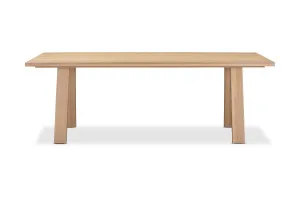 Cove V-Leg Dining Table, Oak, by Lounge Lovers by Lounge Lovers, a Dining Tables for sale on Style Sourcebook