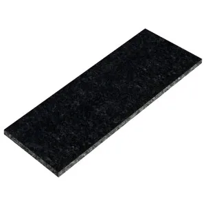 80cm Granite Hearth Backpiece, Absolute Black by null, a Fireplaces & Accessories for sale on Style Sourcebook