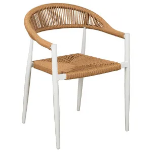 Tamala Rope Aluminium Chair, White by null, a Dining Chairs for sale on Style Sourcebook