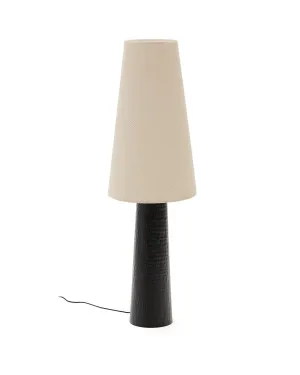 Senni table lamp with a metal base in a black painted finish Australia adaptor by null, a Floor Lamps for sale on Style Sourcebook