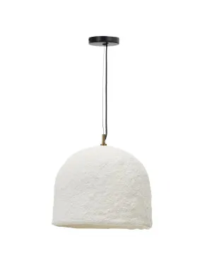 Sineu white papier-mâché ceiling lamp Ø 34,5 cm Australia adaptor by null, a Pendant Lighting for sale on Style Sourcebook