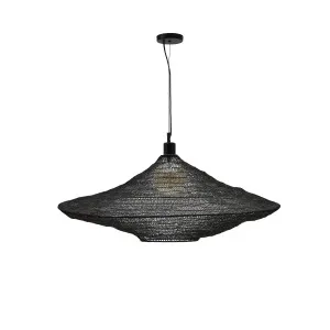 Metal Makai ceiling lamp with black finish Ø 87 cm Australia adaptor by null, a Pendant Lighting for sale on Style Sourcebook