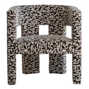Bella Armchair - Weave Black by Urban Road, a Chairs for sale on Style Sourcebook