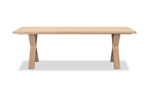 Cove X-Leg Dining Table, Oak, by Lounge Lovers by Lounge Lovers, a Dining Tables for sale on Style Sourcebook