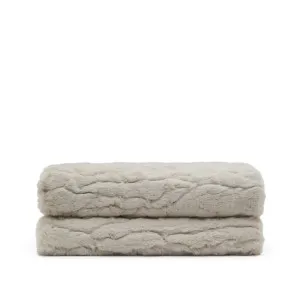 Eyra jaquard furry blanket, 130 x 170 cm by null, a Throws for sale on Style Sourcebook