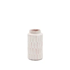 Arisa white, papier mâché vase, 22 cm by null, a Vases & Jars for sale on Style Sourcebook