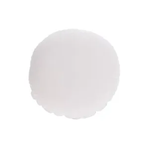 Tamanne 100% linen round cushion cover in white Ø 45 cm by null, a Cushions, Decorative Pillows for sale on Style Sourcebook