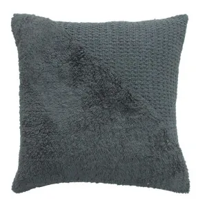 Tuba Cushion Cotton Dark Slate - 50cm x 50cm by null, a Cushions, Decorative Pillows for sale on Style Sourcebook