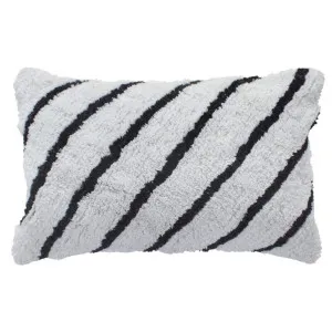 Felix Cushion Black/ White 35cm x 55cm by null, a Cushions, Decorative Pillows for sale on Style Sourcebook
