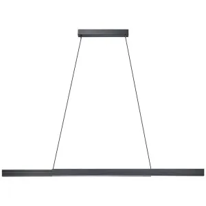 Eglo Montebuono Tricolour LED Linear Pendant Black by Eglo, a Pendant Lighting for sale on Style Sourcebook