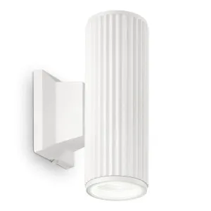 Ideal Lux Base Wall Light White by Ideal Lux, a Outdoor Lighting for sale on Style Sourcebook