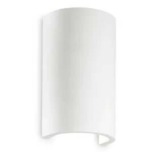 Ideal Lux Flash Gesso Cylindrical Wall Light White by Ideal Lux, a Outdoor Lighting for sale on Style Sourcebook