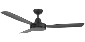 Mercator Nemoi 3 Blade 54" DC Ceiling Fan with Remote Black by Mercator, a Ceiling Fans for sale on Style Sourcebook