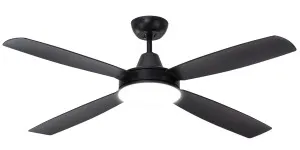 Mercator Nemoi Ikuu 54" DC Smart WiFi Ceiling Fan with LED Light and Remote Black by Mercator, a Ceiling Fans for sale on Style Sourcebook