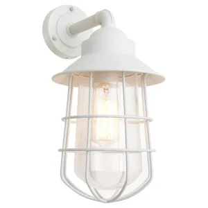 Cougar Lincoln Exterior Wall Light White by Cougar, a Outdoor Lighting for sale on Style Sourcebook