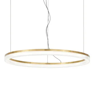 Ideal Lux Crown Small LED Pendant Brass by Ideal Lux, a Pendant Lighting for sale on Style Sourcebook