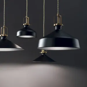 Ideal Lux Eris-1 Small Pendant Black by Ideal Lux, a Pendant Lighting for sale on Style Sourcebook
