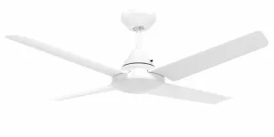 Mercator Cardinia 48" AC Ceiling Fan with Wall Controller White by Mercator, a Ceiling Fans for sale on Style Sourcebook