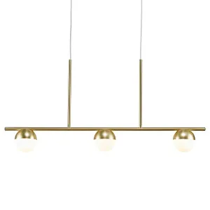 Nordlux Contina 3 Light Pendant Brass by Nordlux, a Pendant Lighting for sale on Style Sourcebook