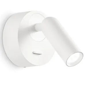 Ideal Lux Bean LED Wall Light White by Ideal Lux, a Outdoor Lighting for sale on Style Sourcebook