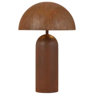 Telbix Ferum Medium Table Lamp Rust by Telbix, a Table & Bedside Lamps for sale on Style Sourcebook