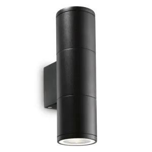 Ideal Lux Gun Small Wall Light Black by Ideal Lux, a Outdoor Lighting for sale on Style Sourcebook