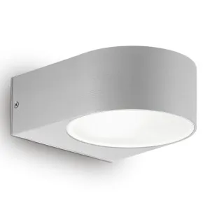 Ideal Lux Iko Wall Light Grey by Ideal Lux, a Outdoor Lighting for sale on Style Sourcebook