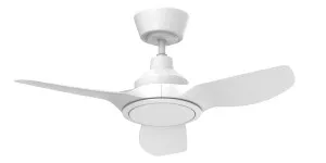 Mercator Jota Mini 36" DC Ceiling Fan with LED Light and Remote Control White by Mercator, a Ceiling Fans for sale on Style Sourcebook