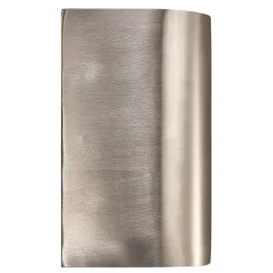Nordlux Canto Maxi 2 Up/Down Wall Light Stainless Steel by Nordlux, a Outdoor Lighting for sale on Style Sourcebook