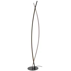 Telbix Norse Floor Lamp Black and Walnut by Telbix, a Floor Lamps for sale on Style Sourcebook