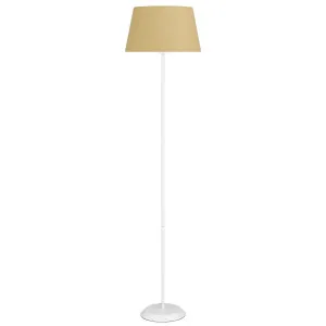 Telbix Jaxon Floor Lamp White, Wheat by Telbix, a Floor Lamps for sale on Style Sourcebook