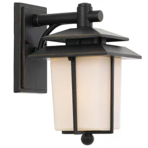 Telbix Silvan Exterior Wall Light Black by Telbix, a Outdoor Lighting for sale on Style Sourcebook