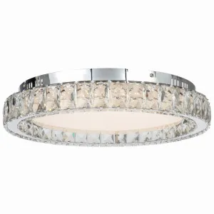 Telbix Zayla Medium Tricolour LED Oyster Light Chrome by Telbix, a LED Lighting for sale on Style Sourcebook