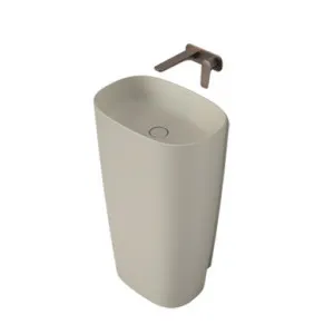 Contura II 530mm Freestanding Basin Matte Clay | Made From Ceramic In Cream By Caroma by Caroma, a Basins for sale on Style Sourcebook