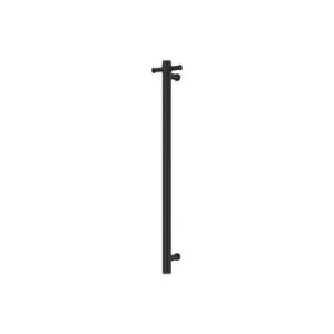 Vertical Heated Towel Rail In Matte Black By Oliveri by Oliveri, a Towel Rails for sale on Style Sourcebook