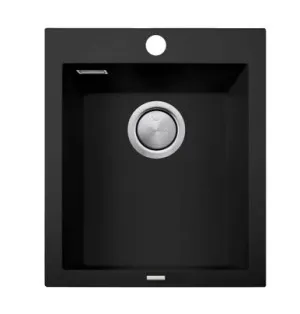 Standard Bowl Topmount Sink | Made From Granite/Acrylic In Matte Black By Oliveri by Oliveri, a Kitchen Sinks for sale on Style Sourcebook