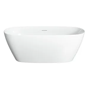 ACACIA Freestanding Bath with Overflow Gloss White 1500mm by Highgrove Bathrooms, a Bathtubs for sale on Style Sourcebook