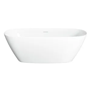 ACACIA Freestanding Bath with Overflow Gloss White 1700mm by Highgrove Bathrooms, a Bathtubs for sale on Style Sourcebook